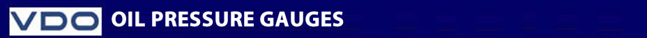 Gauges oil pressure gauge banner